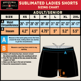 Pennsauken Pilots Girls Cut Adult Sublimated Shorts