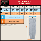 Jr. Mounties Tech Socks - Red - Kit
