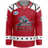 NJ Titans Midgets Goalie Jersey - Red - Kit