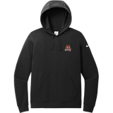 Princeton Tiger Lilies Nike Women's Club Fleece Sleeve Swoosh Pullover Hoodie