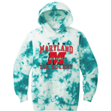 Team Maryland Youth Crystal Tie-Dye Pullover Hoodie