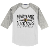 Maryland Black Bears Youth Colorblock Raglan Jersey