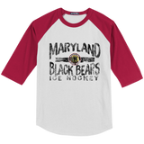 Maryland Black Bears Youth Colorblock Raglan Jersey